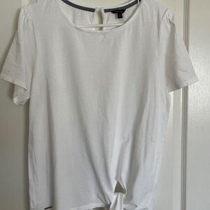 Nautica 100% Cotton Short Sleeve Top Size L